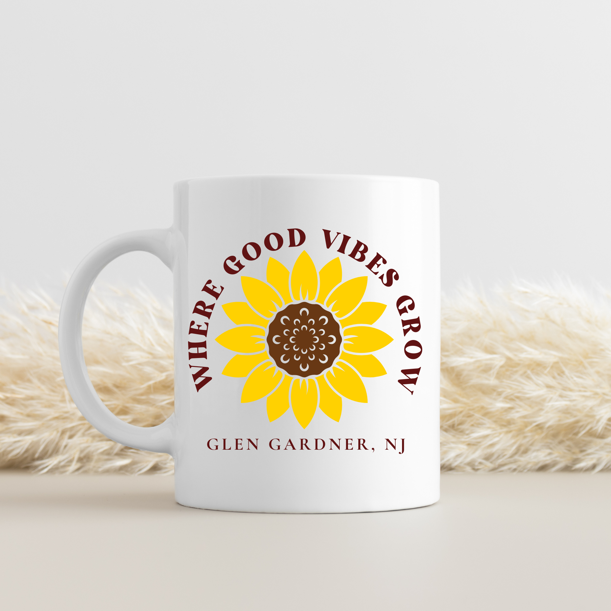 Glen Gardner Sunflower Mug 